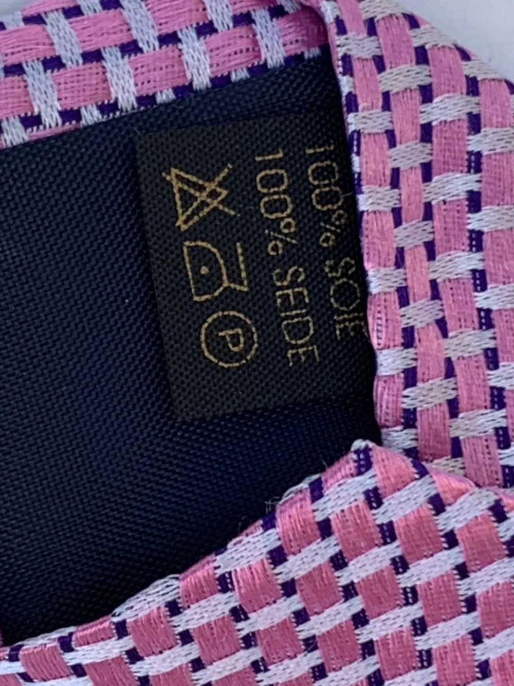 BALENTIANO Luxury 100% Silk Tie for Men Made in Italy 57